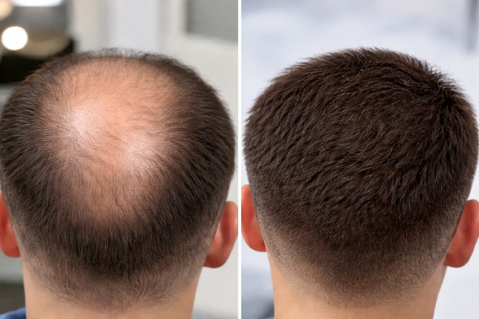 Ergebnis Haartransplantation
